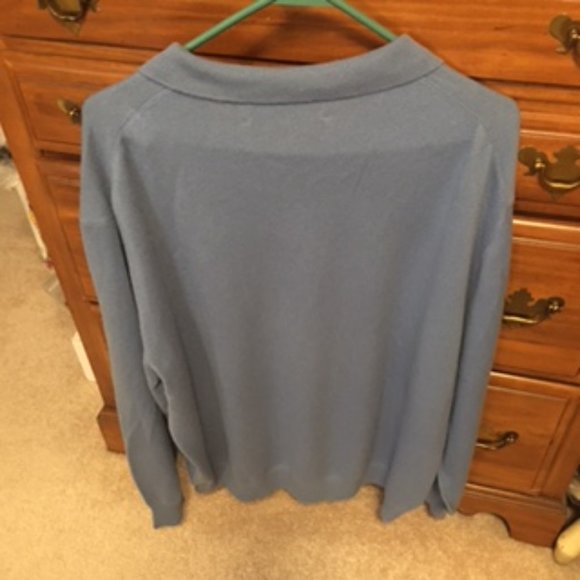 New with tags  Fairway & Greene 100% Cashmere Polo Sweater  XL - Picture 6 of 10